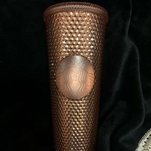 Rose gold Starbucks tumbler